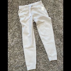 Cream colored joggers!